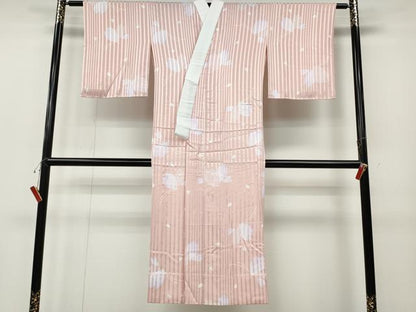 平和屋着物●長襦袢　無双仕立て　舞蝶文　三つ紋　さんび謹製　洗える着物　三越扱い　CABD7409ut