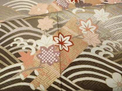 平和屋着物●訪問着　花筏　暈し染め　金彩　正絹　逸品　CABD7415ut