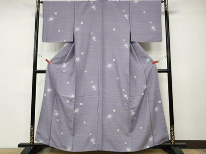 平和屋着物●上質な小紋　辻が花　蛍暈し　正絹　逸品　未使用　CABD7420ut