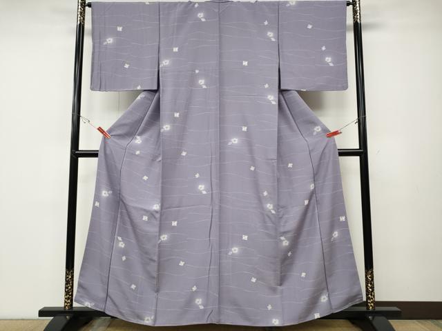 平和屋着物●上質な小紋　辻が花　蛍暈し　正絹　逸品　未使用　CABD7420ut