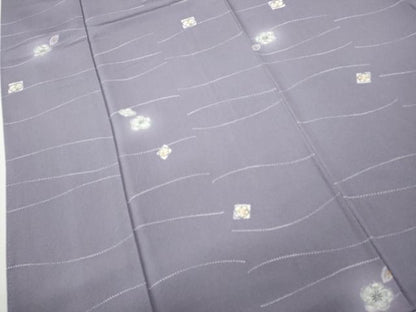 平和屋着物●上質な小紋　辻が花　蛍暈し　正絹　逸品　未使用　CABD7420ut