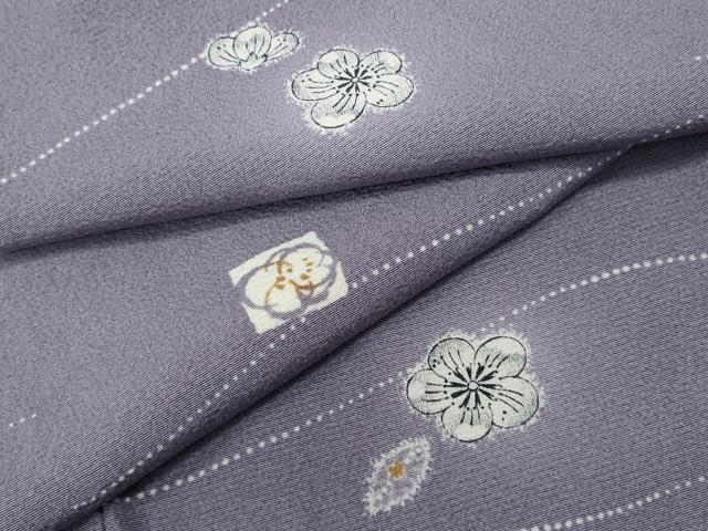 平和屋着物●上質な小紋　辻が花　蛍暈し　正絹　逸品　未使用　CABD7420ut