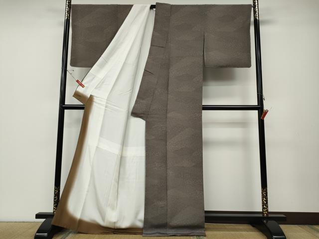 平和屋着物●江戸小紋　切嵌寄せ小紋柄　正絹　逸品　CABD7434ut