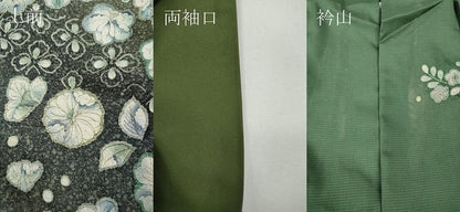 平和屋着物●訪問着　本場大島紬　辻が花　絞り　正絹　逸品　CABD7435ut