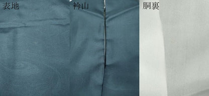 平和屋着物●訪問着　本場染大島紬　墨流し文様　ロング丈　正絹　逸品　CABD7437ut
