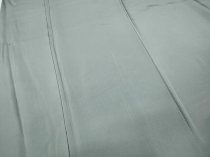 平和屋着物●男性　色無地　薄雲鼠色　正絹　逸品　CABD7445ut