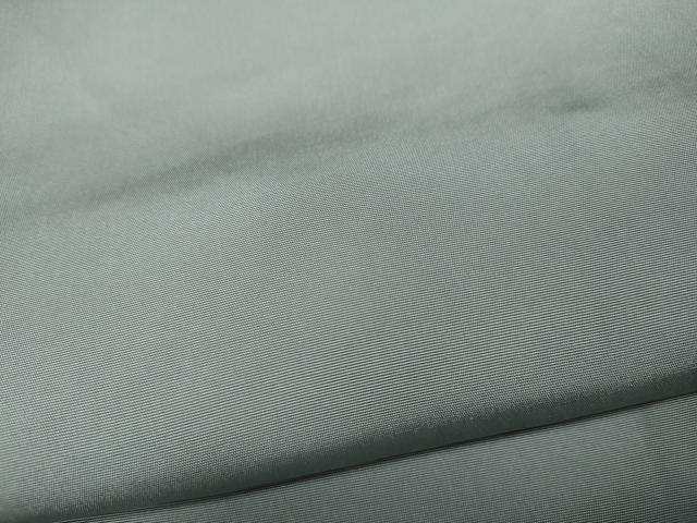 平和屋着物●男性　色無地　薄雲鼠色　正絹　逸品　CABD7445ut