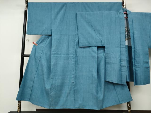 平和屋着物●男性　紬　アンサンブル　霞文　正絹　逸品　CABD7448ut
