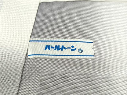 平和屋着物●本場大島紬　白大島　9マルキ　白薩摩　彩美泥　短冊重ね文　むらなか謹製　証紙付き　正絹　逸品　CABD7466ut