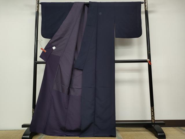 平和屋着物●こむさでもーど・COMME CA DU MODE　色無地　濃鼠色　洗える着物　CABD7469ut
