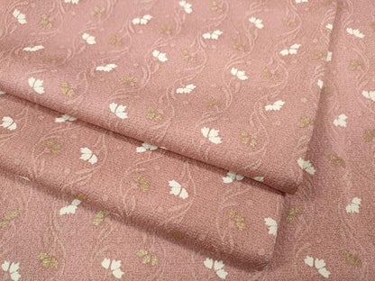 平和屋着物●上質な小紋　蔦の葉立涌文　金彩　正絹　逸品　CABD7478ut