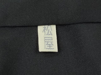 平和屋着物●ファッションデザイナー　コシノアヤコ　訪問着　刺繍　箔散らし　吉祥丸文　黒地　金銀彩　正絹　逸品　未使用　CABD7485ut
