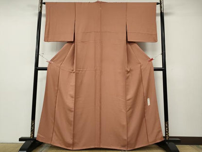 平和屋着物●上質な小紋　作家物　唐草文　正絹　逸品　CABD7494ut