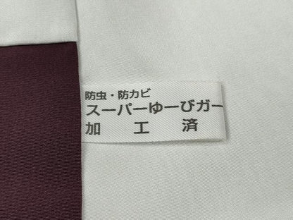 平和屋着物●洛楽人工房　訪問着　舞桜文　鬼しぼ縮緬　正絹　逸品　CABD7499ut