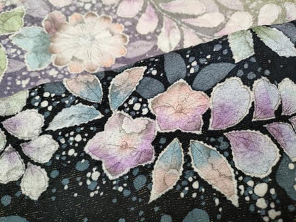 平和屋着物●豪華振袖　作家物　辻が花　絞り　暈し染め　金通し地　正絹　逸品　CABD7502ut