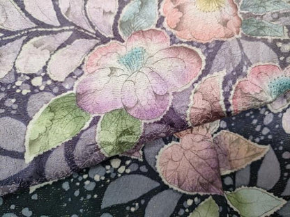 平和屋着物●豪華振袖　作家物　辻が花　絞り　暈し染め　金通し地　正絹　逸品　CABD7502ut