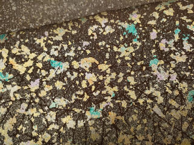 平和屋着物●国際的伝統工芸作家　十二代・藤林徳扇　苑寿 　色留袖　エ霞文　金銀彩　正絹　逸品　CABD7512ut