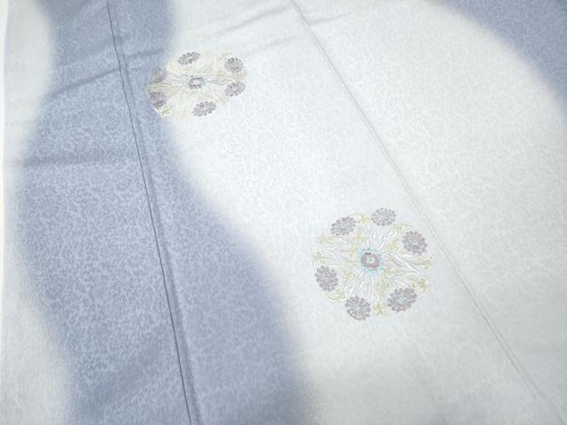平和屋着物●色留訪問着　刺繍　正倉院花文　暈し染め　やまと誂製　ロング丈　正絹　逸品　CABD7515ut