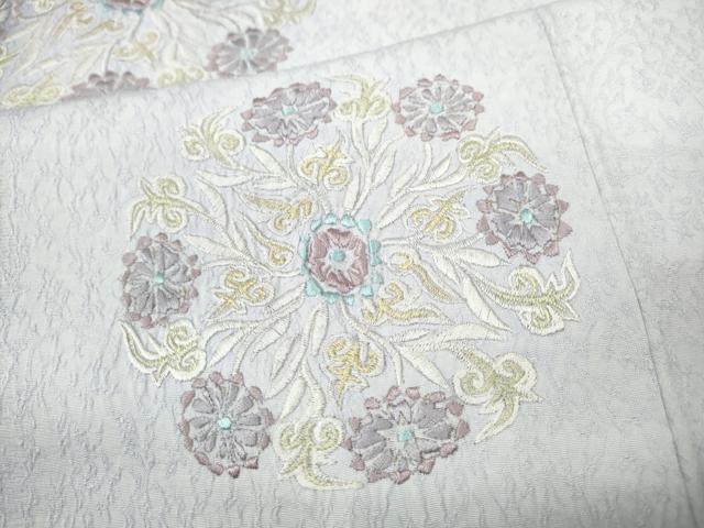 平和屋着物●色留訪問着　刺繍　正倉院花文　暈し染め　やまと誂製　ロング丈　正絹　逸品　CABD7515ut