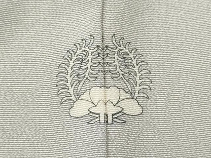 平和屋着物●訪問着　友禅　枝桜文　正絹　逸品　CABD7517ut