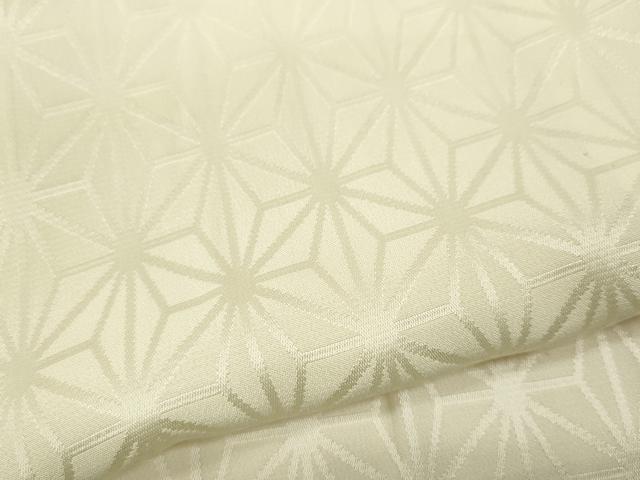 平和屋着物●長襦袢　無双仕立て　麻の葉地紋　正絹　逸品　CABD7534ut
