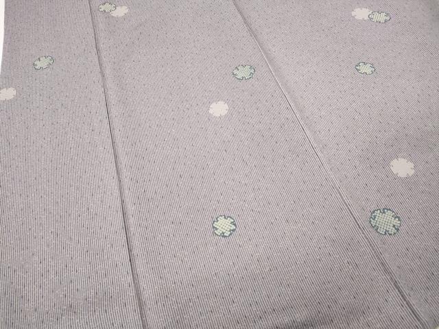 平和屋着物●上質な小紋　雪輪文　正絹　逸品　CABD7539ut