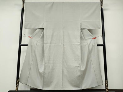 平和屋着物●男性　本塩沢　絣文様　正絹　逸品　CABD7543ut