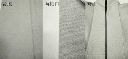 平和屋着物●男性　本塩沢　絣文様　正絹　逸品　CABD7543ut