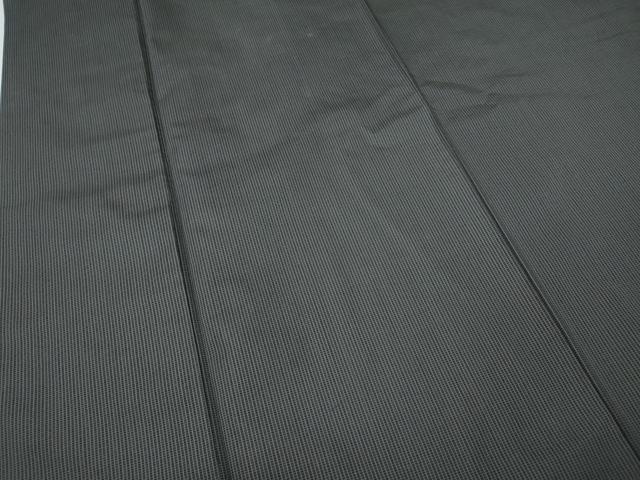 平和屋着物●男性　本場染大島紬　格子柄　キングサイズ　正絹　逸品　CABD7545ut