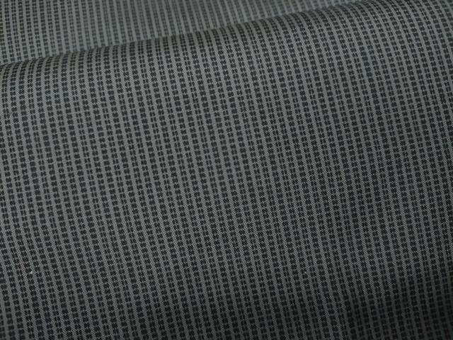 平和屋着物●男性　本場染大島紬　格子柄　キングサイズ　正絹　逸品　CABD7545ut