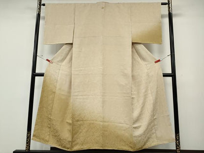 平和屋着物●訪問着　吉祥草花文　暈し染め　正絹　逸品　CABD7557ut