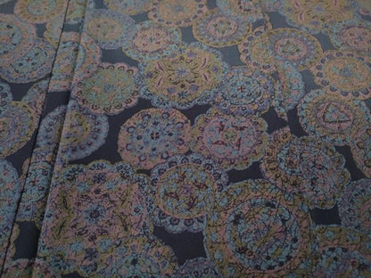平和屋着物●訪問着　絵皿花文　暈し染め　正絹　逸品　CABD7558ut