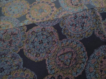 平和屋着物●訪問着　絵皿花文　暈し染め　正絹　逸品　CABD7558ut