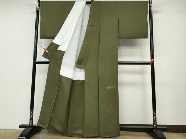 平和屋着物●本加賀友禅作家　押田正義監修　色留袖　飛鶴風景御所車花文　正絹　逸品　CABD7560ut
