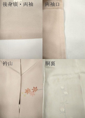 平和屋着物●訪問着　友禅　作家物　花鳥文　正絹　逸品　CABD7570ut