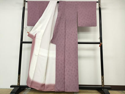 平和屋着物●重要無形文化財　人間国宝　中村勇二郎　江戸小紋　国宝平等院雲中供養菩薩像五十二　正絹　逸品　CABD7581ut
