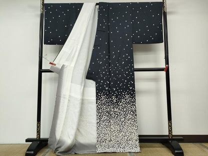 平和屋着物●訪問着　舞花文　正絹　逸品　CABD7586ut