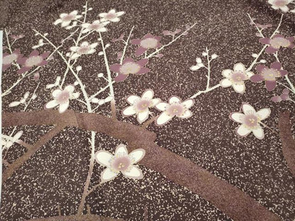 平和屋着物●豪華色留袖　枝花文　金彩　正絹　逸品　CABD7591ut