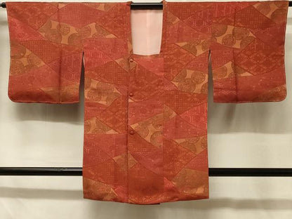 平和屋着物＃道行コート 吉祥花文 正絹 逸品 CABD7622in