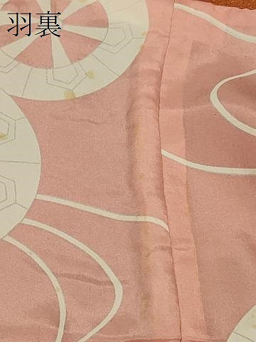 平和屋着物＃道行コート 花菱文 正絹 逸品 未使用 CABD7623in
