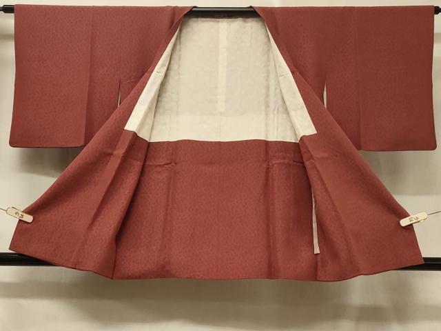 平和屋着物＃道行コート 草花地紋 正絹 逸品 CABD7628in