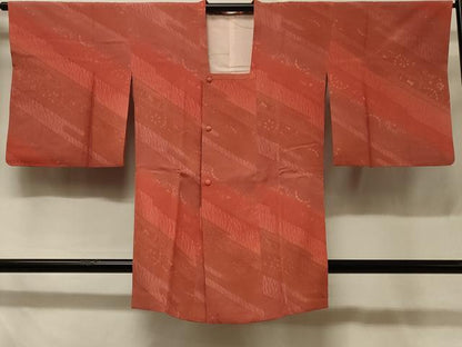 平和屋着物＃道行コート　幾何学文様　高島屋扱い　正絹　逸品　CABD7633in