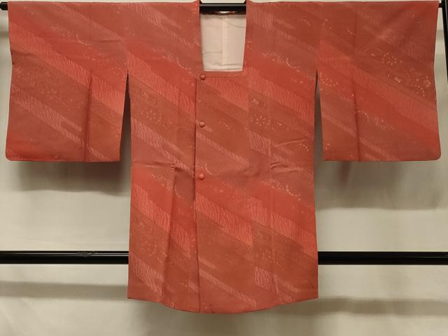 平和屋着物＃道行コート　幾何学文様　高島屋扱い　正絹　逸品　CABD7633in