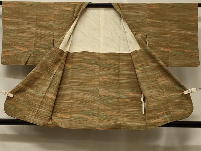 平和屋着物＃道行コート 霞文 暈し染め 正絹 逸品 CABD7636in