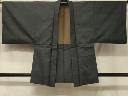 平和屋着物＃男性　本場大島紬　羽織　80亀甲　総詰め　正絹　逸品　CABD7641in