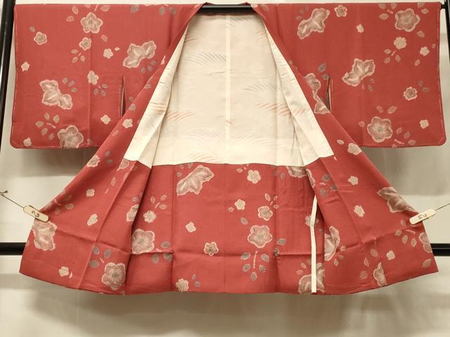 平和屋着物＃道行コート　絞り　辻が花　ロング丈　正絹　逸品　未使用　CABD7657in