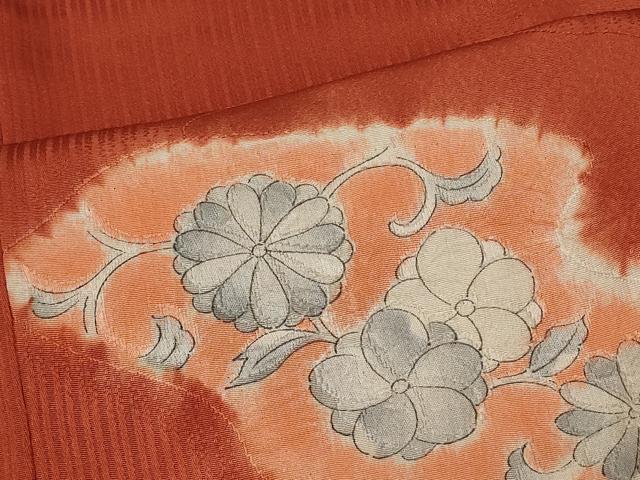 平和屋着物＃道行コート　絞り　花唐草文　ショール付き　正絹　逸品　CABD7661in