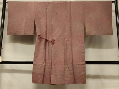 平和屋着物＃道中着　霞文　暈し染め　ロング丈　正絹　逸品　CABD7666in