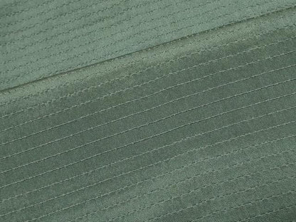 平和屋着物＃道行コート　横段地紋　深川鼠色　正絹　逸品　AABI6925ck