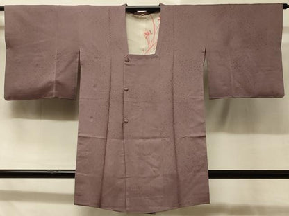 平和屋着物＃道行コート　濃色　正絹　逸品　CABD7675in